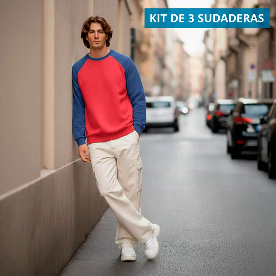 0755 KIT DE 3 SUDADERAS 7272